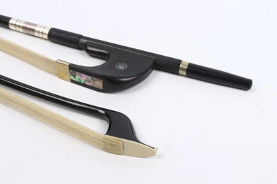 1pcs3/4 Double Bow high Handle Colorful Silk Black Carbon Fiber Ebony Frog - Image 1 of 4