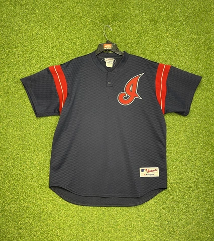 Cleveland Indians Majestic Practice Jersey MLB Baseball Jersey Mens Size 2X USA Cover