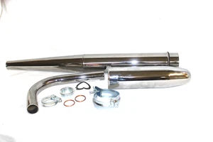 Tuning Auspuff Set komplett Spitztüte D=Ø32 Simson KR51/1 Schwalbe Star Habicht - Bild 1 von 3