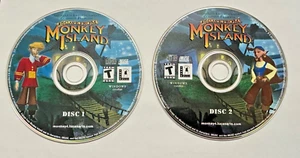 Escape From Monkey Island (PC, 2000) Lucas Arts 2 Disc Only - Picture 1 of 1