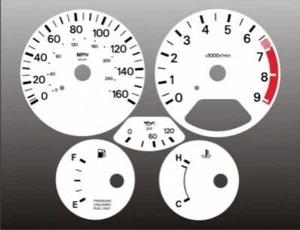 White Face Gauges for 1990-1991 Nissan 300zx NON TURBO Z32 - Picture 1 of 4