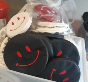 Coppia di appoggiatesta SMILE Black per Fiat 500 - Foto 1 di 1