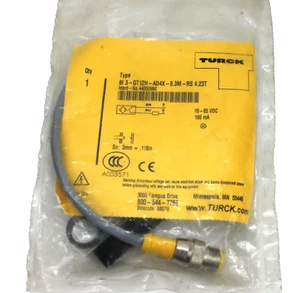 Turck BI 3-GT12H-AD4X-0.3M-RS 4.23T Proximity Switch 10-65 Vdc, 100 Ma New - Picture 1 of 3