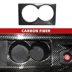 Carbon Fiber Gear Panel Cup Holder Trim Stick Cover For Nissan R35 GTR 2008-2016 - Imagen 1 de 4
