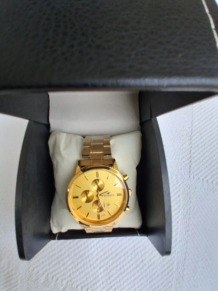 Stylish Men's gold watch - Image 1 of 4