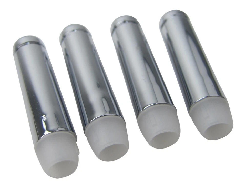 Set IN Cromo Audi 80 100 A3 8L A4 B5 A6 4B 4x Originale Perno per Porta Türpin - Immagine 1 di 1