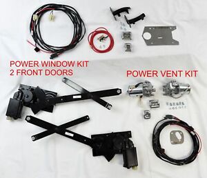 1955 - 1957 Chevrolet Power Window and Power Vent Kit 2 DR Wagon Sedan Delivery