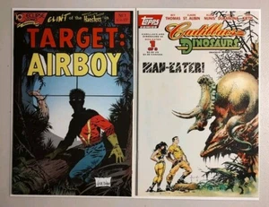 Sam Keith - Cadillacs and Dinosaurs 4B (1994) & Target: Airboy! (1989) WPs (NM+) - Picture 1 of 9