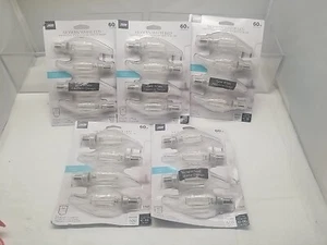 FEIT ELECTRIC 60W CANDELABRA WHITE FILAMENT LED LIGHT BULB 5000K 5PK=20 (?&B13 - Picture 1 of 5