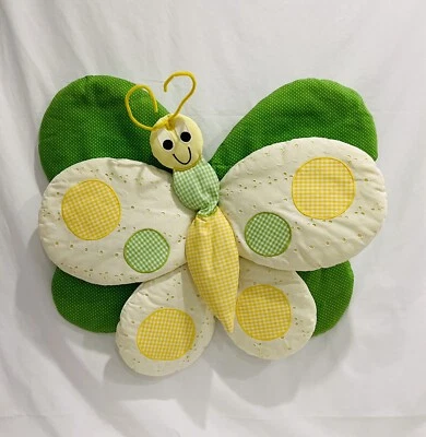 Handcrafted Large Butterfly Retro Wall Hanging Girls Room Vintage USA Made - Image 1 of 4