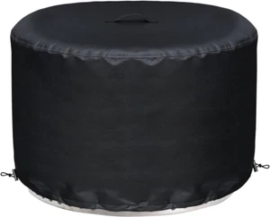 Fire Pit Cover Round For Solo Stove Cover Yukon 27", Double-layer 600D Oxford Wa - Picture 1 of 7