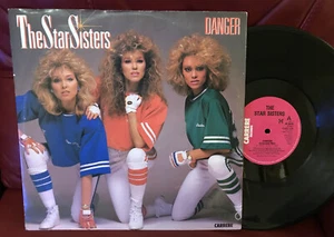 STAR SISTERS Danger UK 12 INCH 1986 Carrere CART 379 vinyl EX Italo Disco Synth - Picture 1 of 4