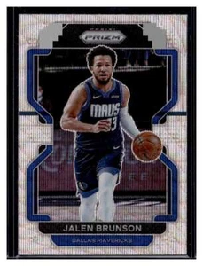 2021-22 Panini Prizm Silver Wave Prizm #144 Jalen Brunson Card (Qty) - Picture 1 of 2