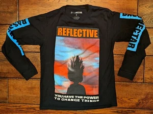 Camisa Bassnectar Hombre L/S Talla S Negra Reflectante Tienes el Poder de Cambiar - Imagen 1 de 11