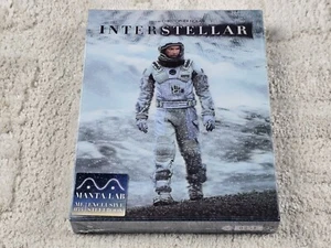 Manta Lab Interstellar 4K & Blu Ray Double Lenticular Full slip Steelbook - New - Imagen 1 de 18
