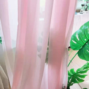 1X Luxury Chiffon Window Curtain Bedroom Tulle Drape Hanging Living Room Home - Picture 1 of 17