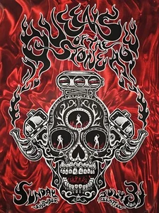 EMEK Queens of the Stone Age Seattle QOTSA 2011 Poster 3d Hot Lava LENTICULAR - Picture 1 of 11