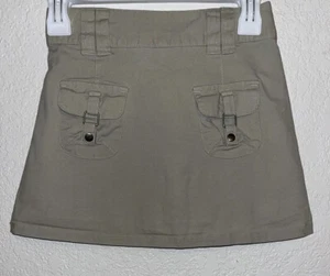 Lee Girls School Skirt Beige Sz 6X Lined Shorts - Picture 1 of 10
