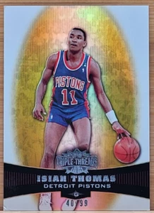 2007-08 TOPPS TRIPLE THREADS ISIAH THOMAS GOLD #D/99 - Picture 1 of 2