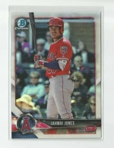 Bowman Draft 2018 cromo Jahmai Jones refractor #bdc-35 Los Angeles Angels - Imagen 1 de 1