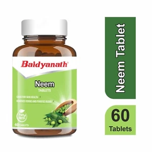 3xNeem 60 Table Healthy Skin & Hair Natural Extracts Of Neem Azadirachta indica - Picture 1 of 8