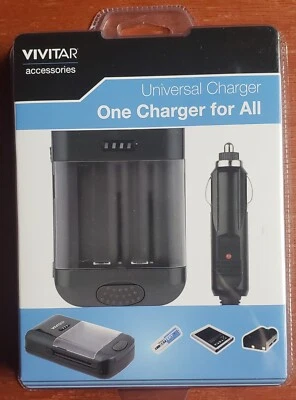 VIVITAR Universal Battery Charger - Black - VIVSC4300-NOC (One Charger for All) - Image 1 of 2