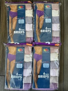 Fruit of the Loom Beyondsoft Damen-SLIPS Unterwäsche 6er-Pack Etikett kostenlos Medium M 4 - Bild 1 von 3
