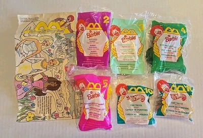 McDonald's Barbie & Hot Wheels 1997 - Lote de 6 (ver descripción) Foto 1 de 4