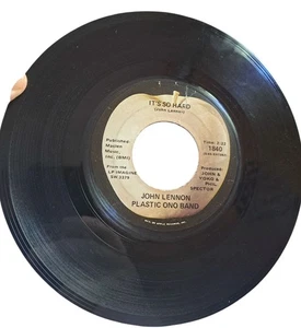 1971 JOHN LENNON  Imagine / It's So Hard  original 45  APPLE label. Tested. Good - Picture 1 of 3