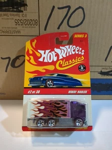 Hot Wheels Classics Series 3 Hiway Hauler #2 of 30 Purple With Flames Rarität - Bild 1 von 5