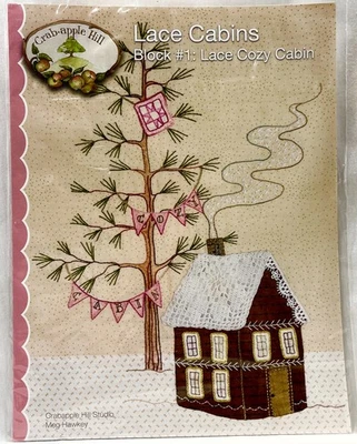 NUEVO 2015 CrabappleHill patrón de costura cabinas de encaje bloque de edredón 1 cabina acogedora 17743 Foto 1 de 2