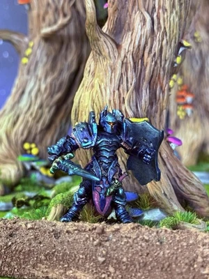 Painted Death Knight For Dungeons And Dragons RPG Minis AOS Hammer - Image 1 of 4