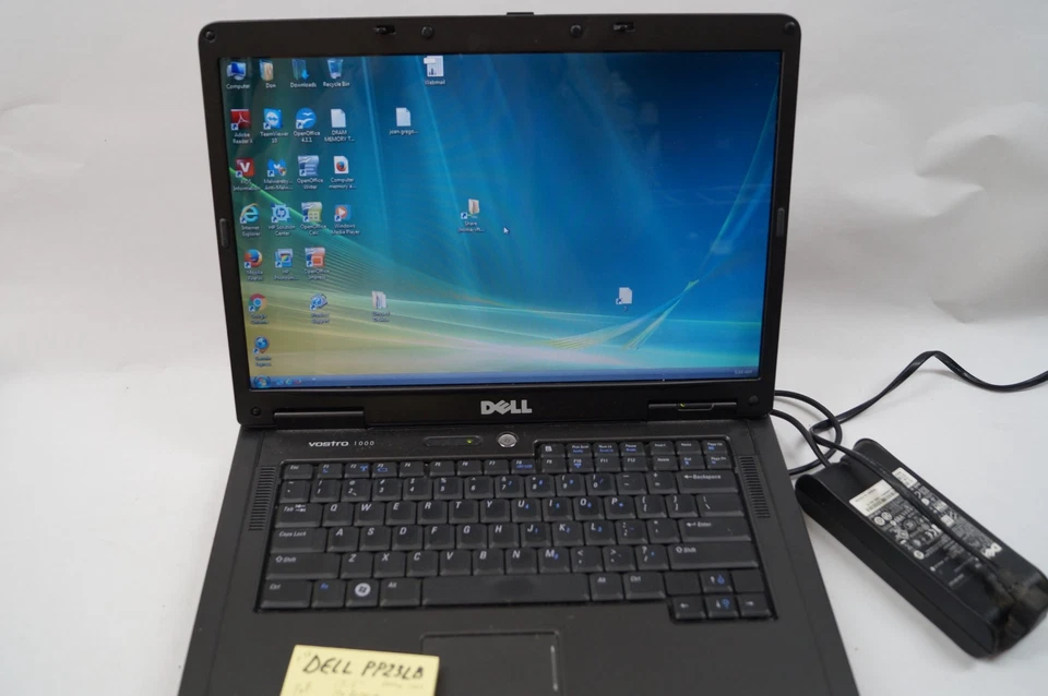Dell Vostro 1000 PP23LB Latitude 15.5" 64GB HD 1GB RAM 1.9GHz No Batter PoR B152 - Image 1 of 4