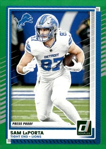 2025 Donruss #293 Sam LaPorta Press Proofs Green - Picture 1 of 2