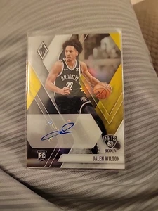 2023-24 Panini Phoenix Jalen Wilson Rookie Auto RC Yellow Rookie #22/35 - Bild 1 von 3
