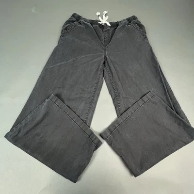 Pantalones Roxy de pierna ancha para mujer talla XL negros con cordones bolsillos Foto 1 de 4