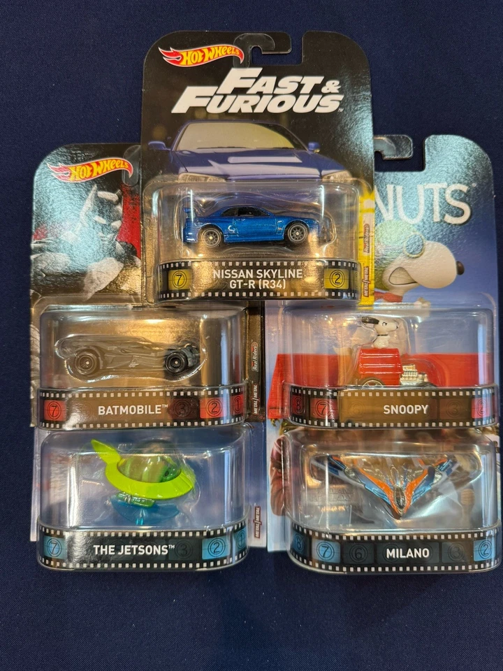 HOT WHEELS 2017 RETRO ENTERTAINMENT FAST & FURIOUS NISSAN SKYLINE GTR R34 - Image 1 of 1