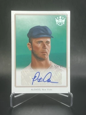 2020 Panini Diamond Kings - Dk 206 Signatures Pete Alonso #206-8 Holo Silver /99 - Image 1 of 2