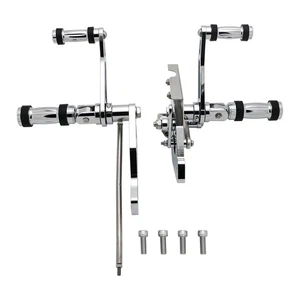 Motorcycle Forward Controls Footpegs Levers Linkages Compatible with Kawasaki... - Picture 1 of 7