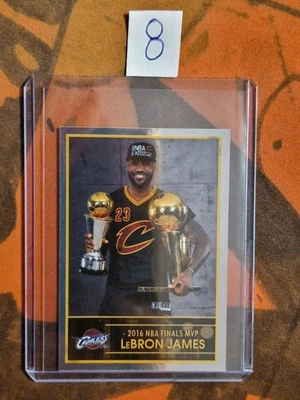 LEBRON JAMES 2016-17 Panini NBA Pegatinas Colección FINAL MVP #424 Foto 1 de 2