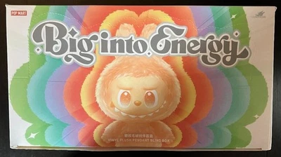 POPMART POP MART LABUBU Monster Big Into Energy Sammelbox für 6 Boxen LEER Reproduktion