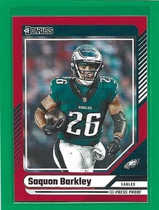 2024 Donruss Football Press Proof Red Saquon Barkley #32 Philadelphia Eagles - Bild 1 von 2