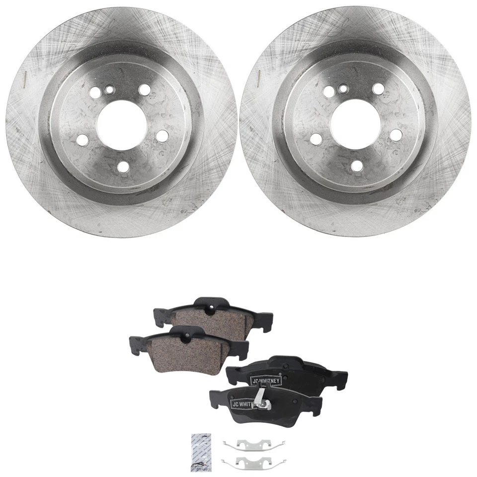 Brake Disc and Pad Kit For 07-09 Mercedes Benz S550 11.81 in. Disc Rear - Image 1 of 4