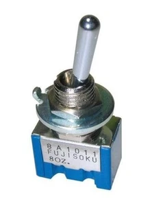 Interruptor de Palanca, Spdt , 6A, 125V, Panel, Interruptores Palanca 8A1011-Z - Imagen 1 de 2