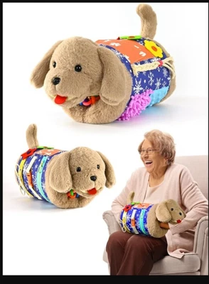 ALACCOM Fidget Blanket and Muff Dog for Adults with Dementia,Alzheimers Demen... - Image 1 of 4
