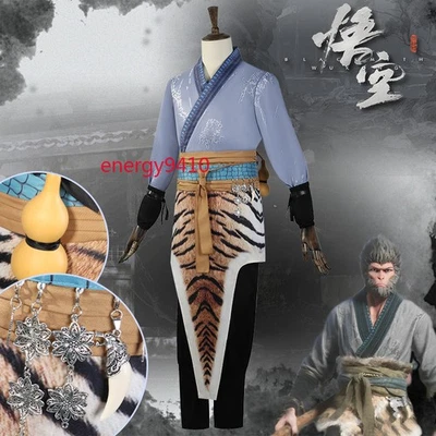 Black Myth: Wukong Disfraz Disfraz Uniforme Anime Halloween Fiesta Disfraces Foto 1 de 4