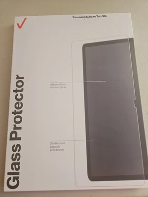 6- Samsung Galaxy Tab S8 Plus 12.4" SM-X800/806 Tempered Glass Screen Protector - Image 1 of 4