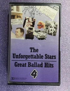 The Unforgettable Stars, Great Ballad Hits, Cassette 4, Audio Cassette Tape - Picture 1 of 3