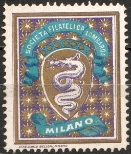 ER10366 Erinnofilo Pubblicitario: Società Filatelica Lombarda - Picture 1 of 1
