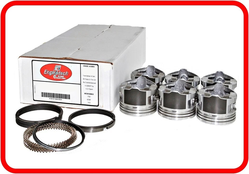 94-06 Toyota Camry/Avalon/Solara 3.0L DOHC V6 1MZFE  (6)Flat-Top Pistons & Rings - Image 1 of 1